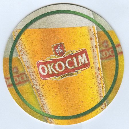 Okocim posavasos Página B