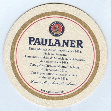 Paulaner posavasos Página B