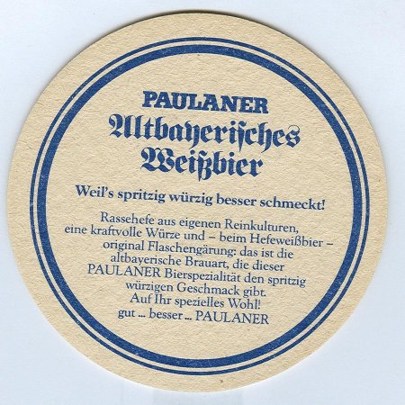 Paulaner posavasos Página B
