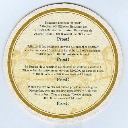 Paulaner posavasos Página B