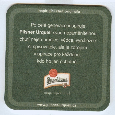 Pilsner Urquell posavasos Página B