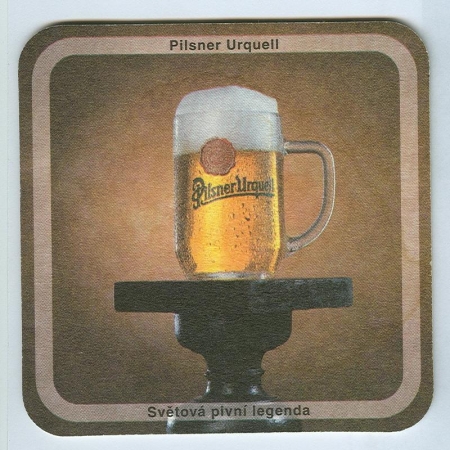 Pilsner Urquell posavasos Página A
