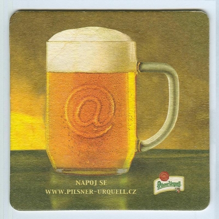 Pilsner Urquell posavasos Página A