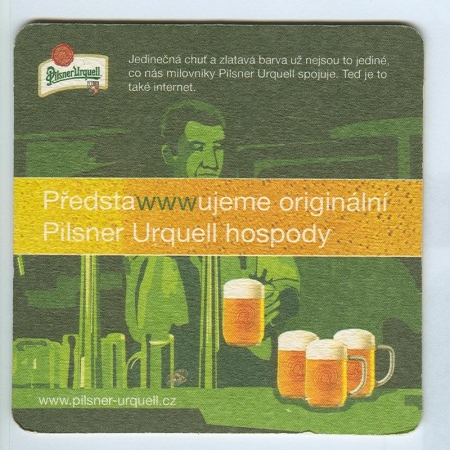 Pilsner Urquell posavasos Página B