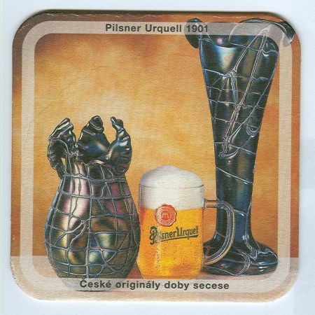 Pilsner Urquell posavasos Página A