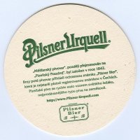 Pilsner Urquell posavasos Página B
