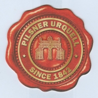 Pilsner Urquell posavasos Página A
