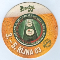 Pilsner Urquell posavasos Página A