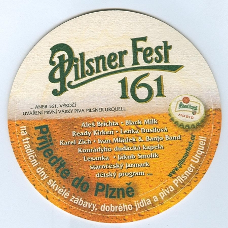 Pilsner Urquell posavasos Página B