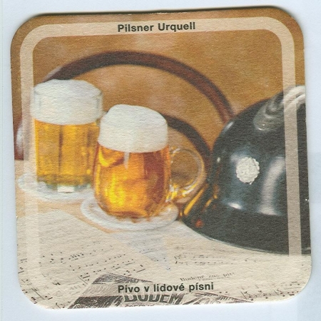 Pilsner Urquell posavasos Página A