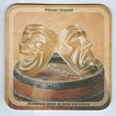 Pilsner Urquell posavasos Página A