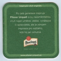 Pilsner Urquell posavasos Página B