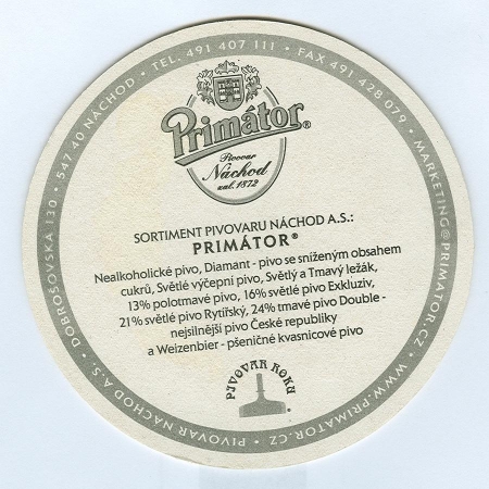 Primátor posavasos Página B