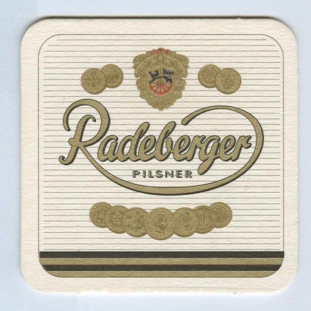 Radeberger posavasos Página A