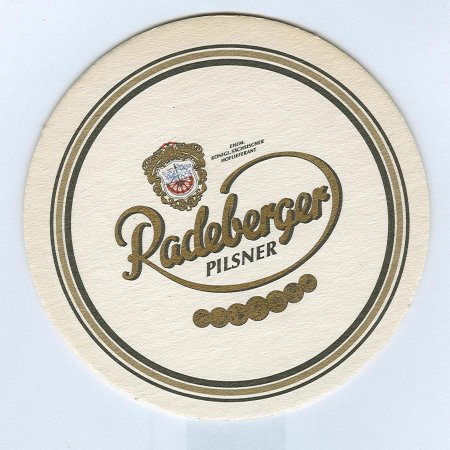 Radeberger posavasos Página A