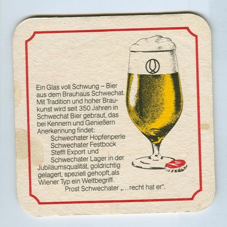 Schwechater posavasos Página B