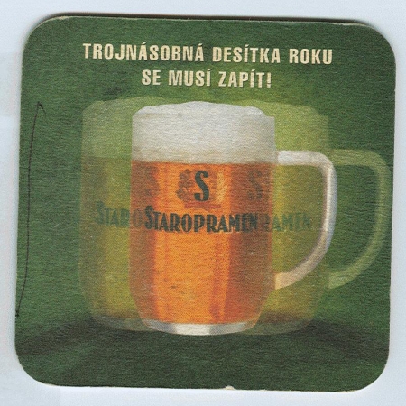 Staropramen posavasos Página A