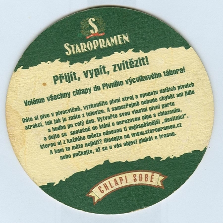 Staropramen posavasos Página B