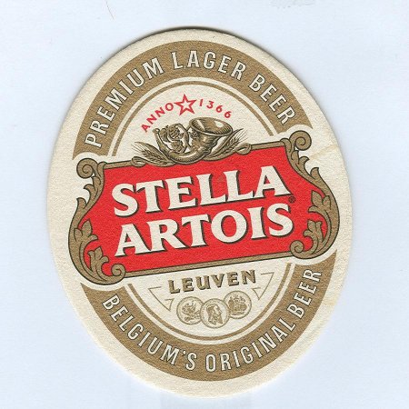 Stella Artois posavasos Página A