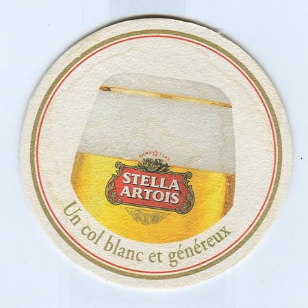 Stella Artois posavasos Página A