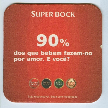 Super Bock posavasos Página B