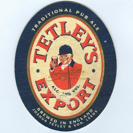 Tetley's posavasos Página A