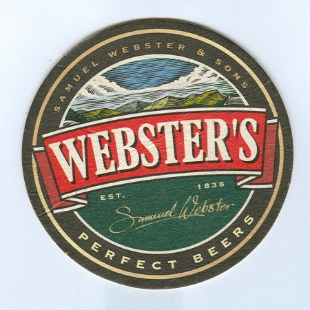 Webster's posavasos Página A