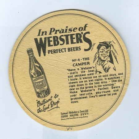 Webster's posavasos Página B