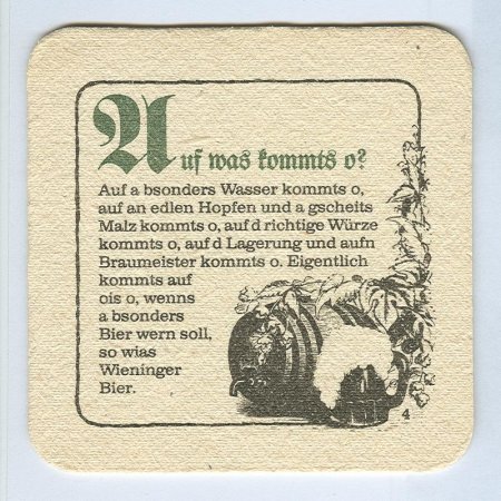 Wieninger posavasos Página B